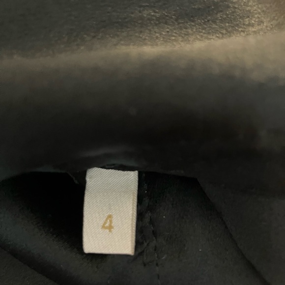 Valentino Womens Black Crepe Silk With Silk Charmeuse Insert Pants Slacks Sz 4 - Picture 8 of 8